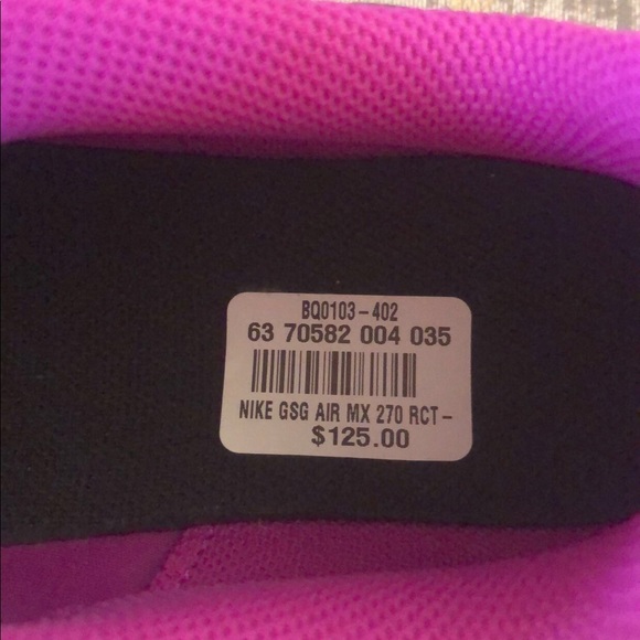 RARE!!! BRAND NEW NIKE AIR REACT 270 - Picture 4 of 7